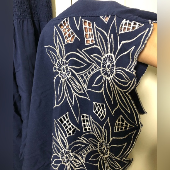 Smocked and Embroidered Dress - Picture 3 of 6